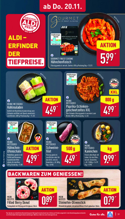 Aldi Nord Angebote ab 17.11.25 bis 22.11.25
