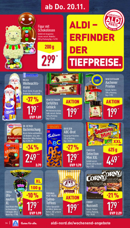 Aldi Nord Angebote ab 17.11.25 bis 22.11.25