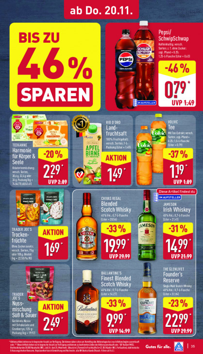 Aldi Nord Angebote ab 17.11.25 bis 22.11.25