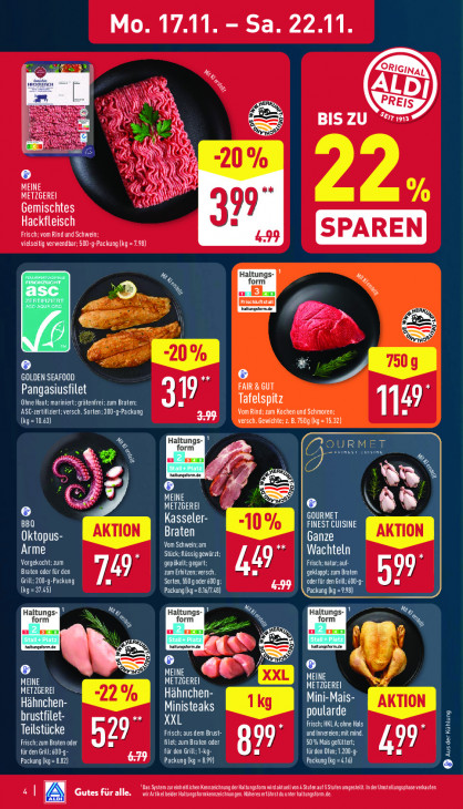 Aldi Nord Angebote ab 17.11.25 bis 22.11.25