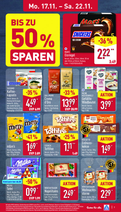Aldi Nord Angebote ab 17.11.25 bis 22.11.25