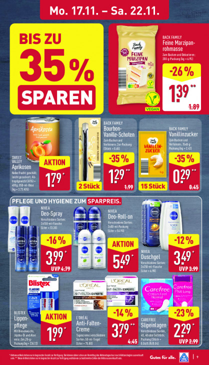 Aldi Nord Angebote ab 17.11.25 bis 22.11.25