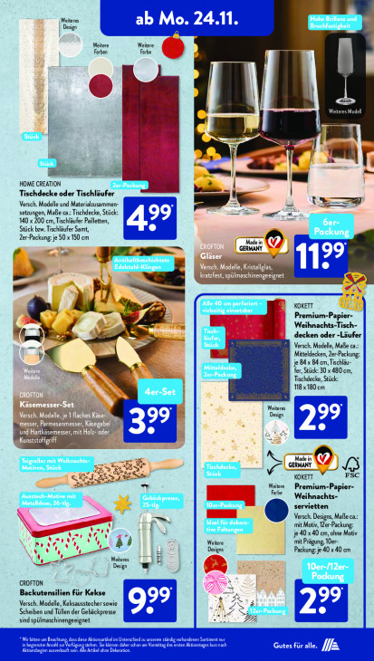 Aldi Süd Angebote ab 24.11.25 bis 29.11.25