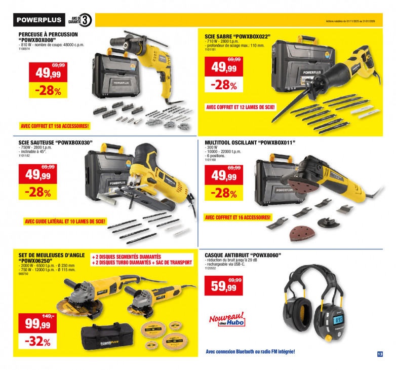 Hubo Dépliant 12.11.2025