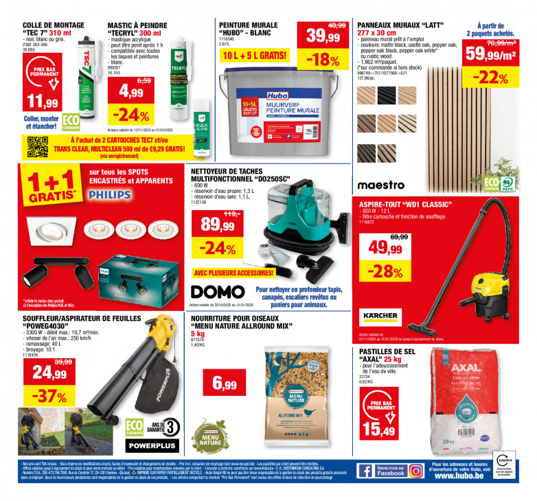 Hubo Dépliant 12.11.2025