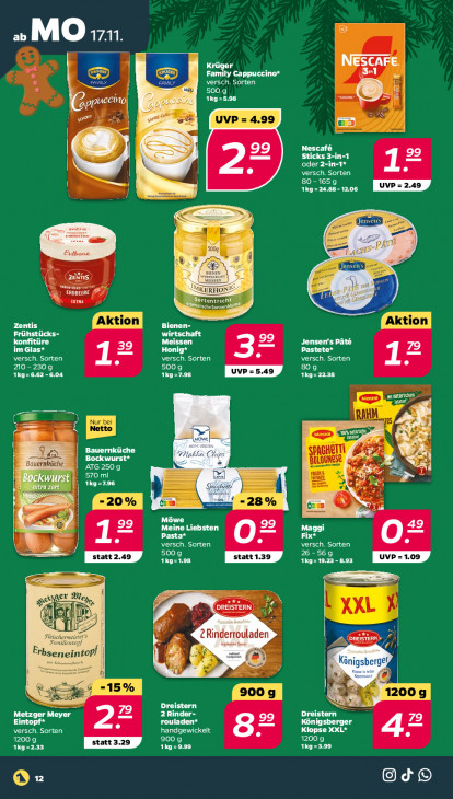 Netto Angebote ab 17.11.25 bis 22.11.25