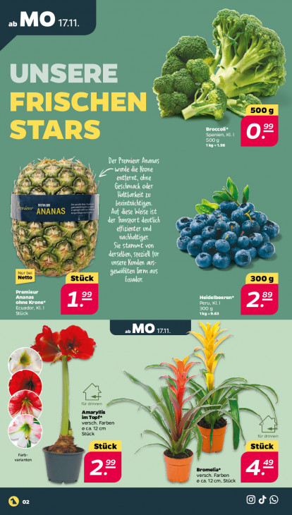 Netto Angebote ab 17.11.25 bis 22.11.25