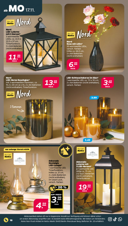 Netto Angebote ab 17.11.25 bis 22.11.25