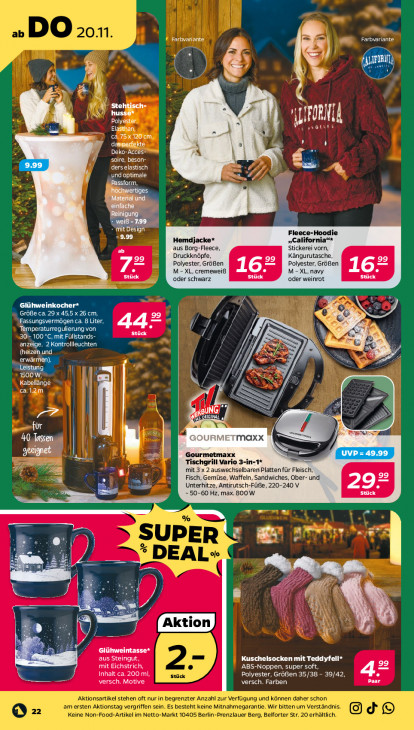 Netto Angebote ab 17.11.25 bis 22.11.25