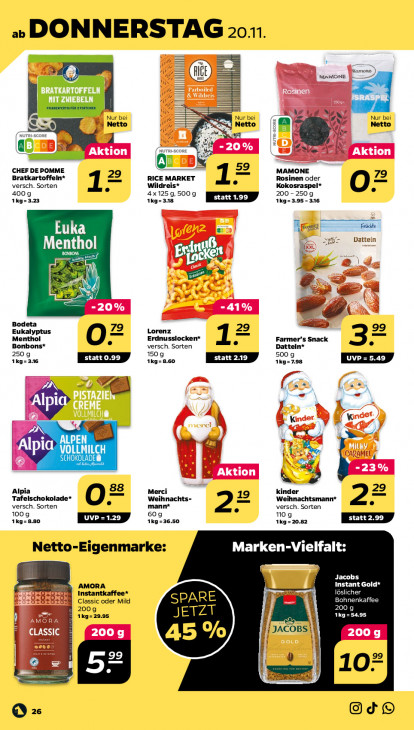 Netto Angebote ab 17.11.25 bis 22.11.25