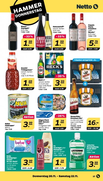 Netto Angebote ab 17.11.25 bis 22.11.25