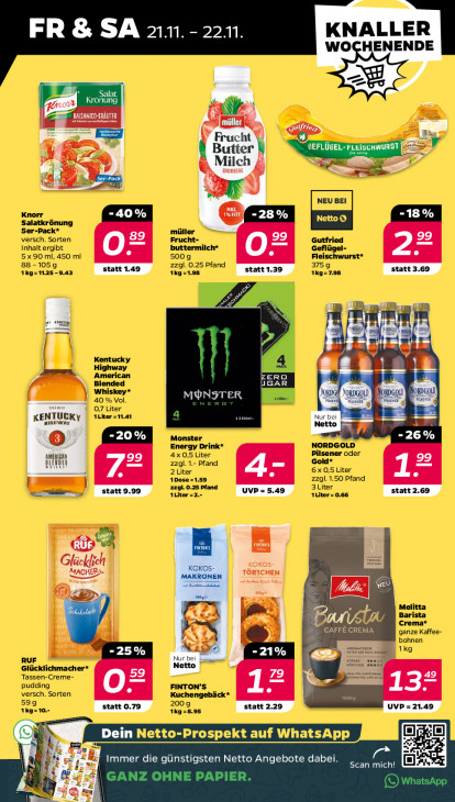 Netto Angebote ab 17.11.25 bis 22.11.25