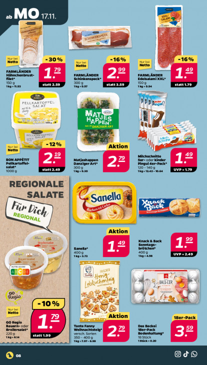 Netto Angebote ab 17.11.25 bis 22.11.25