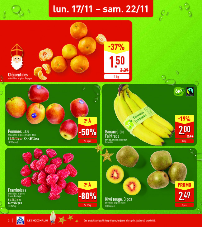 Aldi Dépliant 17.11.2025