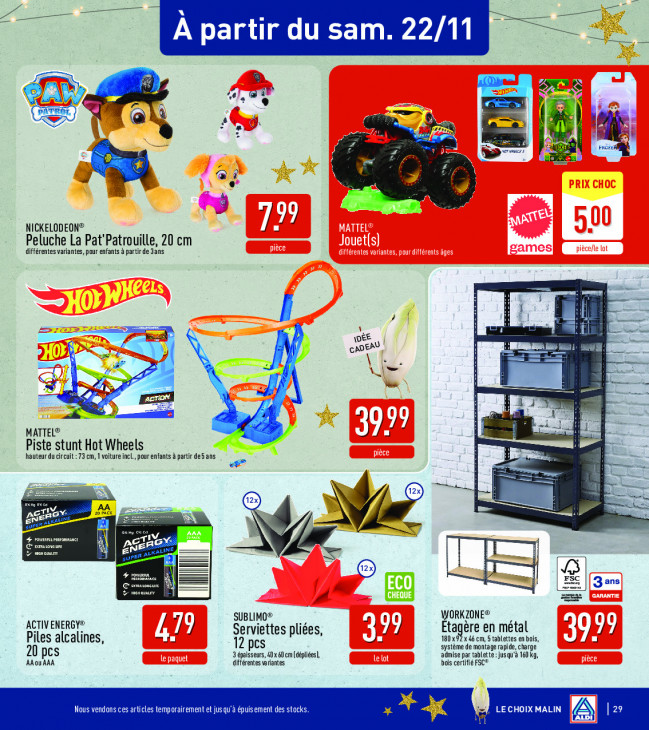 Aldi Dépliant 17.11.2025