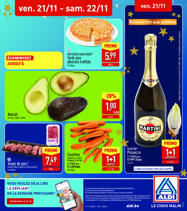 Aldi Dépliant 17.11.2025