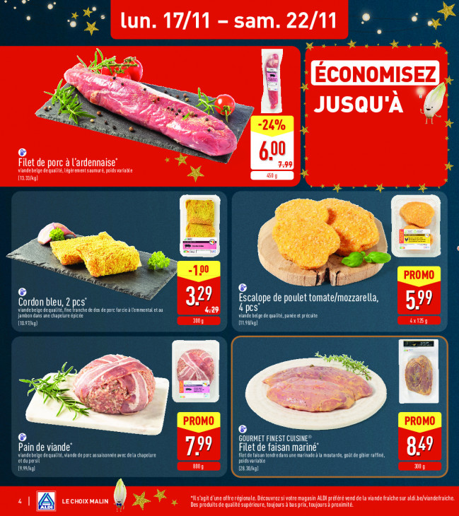 Aldi Dépliant 17.11.2025