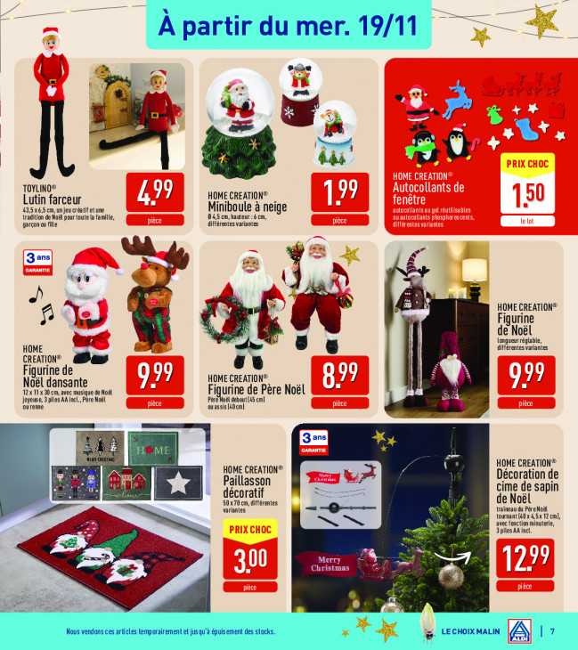 Aldi Dépliant 17.11.2025