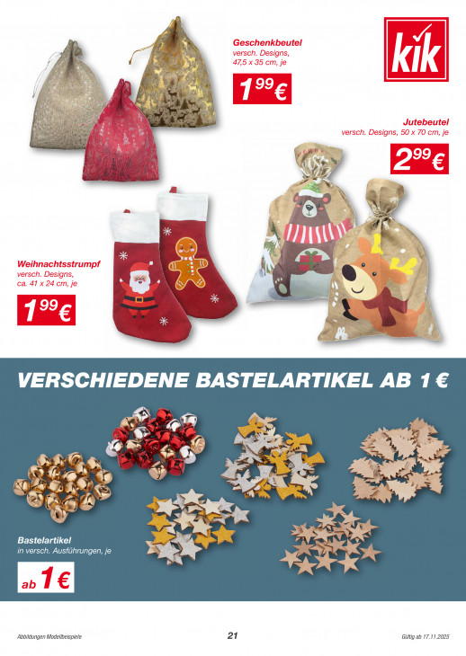 KiK Angebote ab 17.11.25 bis 24.11.25