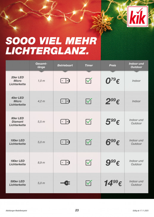 KiK Angebote ab 17.11.25 bis 24.11.25