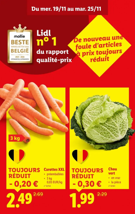 Lidl Dépliant 19.11.2025