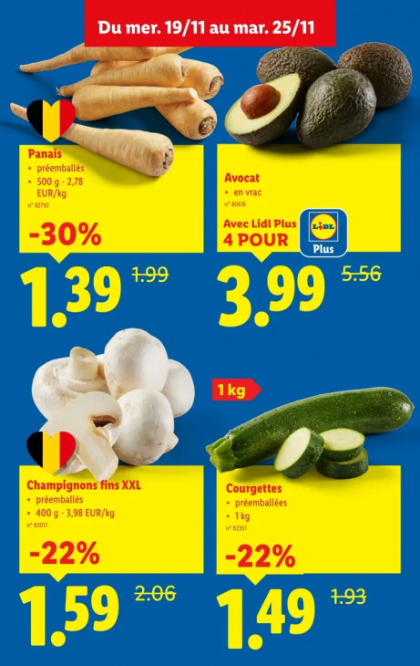 Lidl Dépliant 19.11.2025