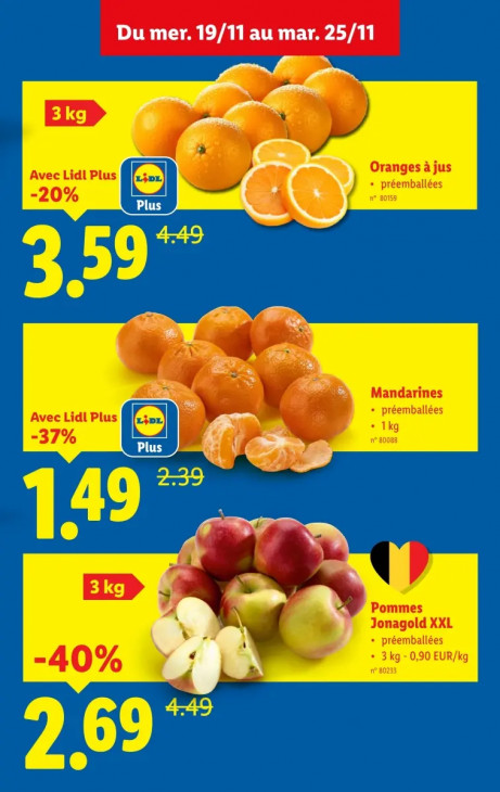 Lidl Dépliant 19.11.2025