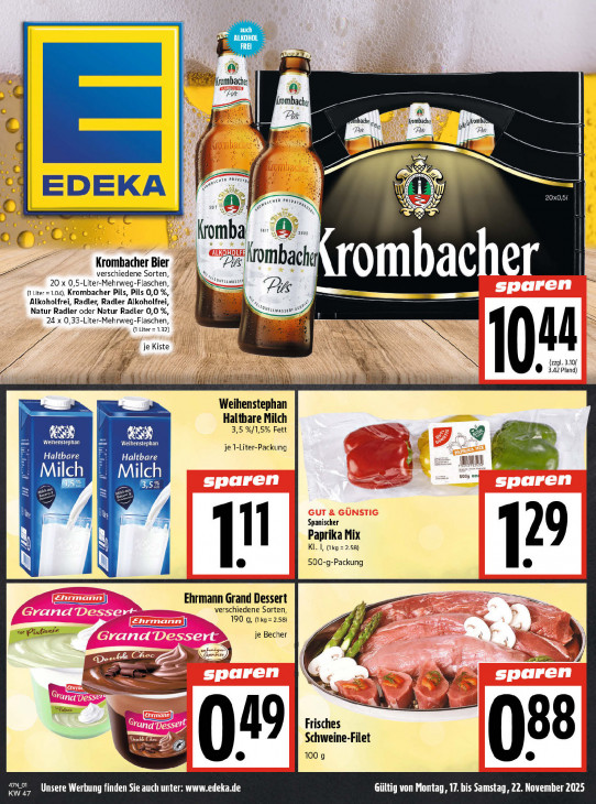 Edeka Angebote ab 17.11.25 bis 22.11.25