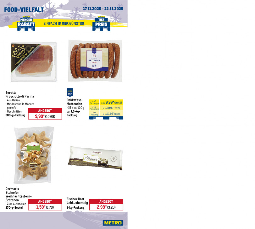 Metro Angebote ab 17.11.25 bis 22.11.25