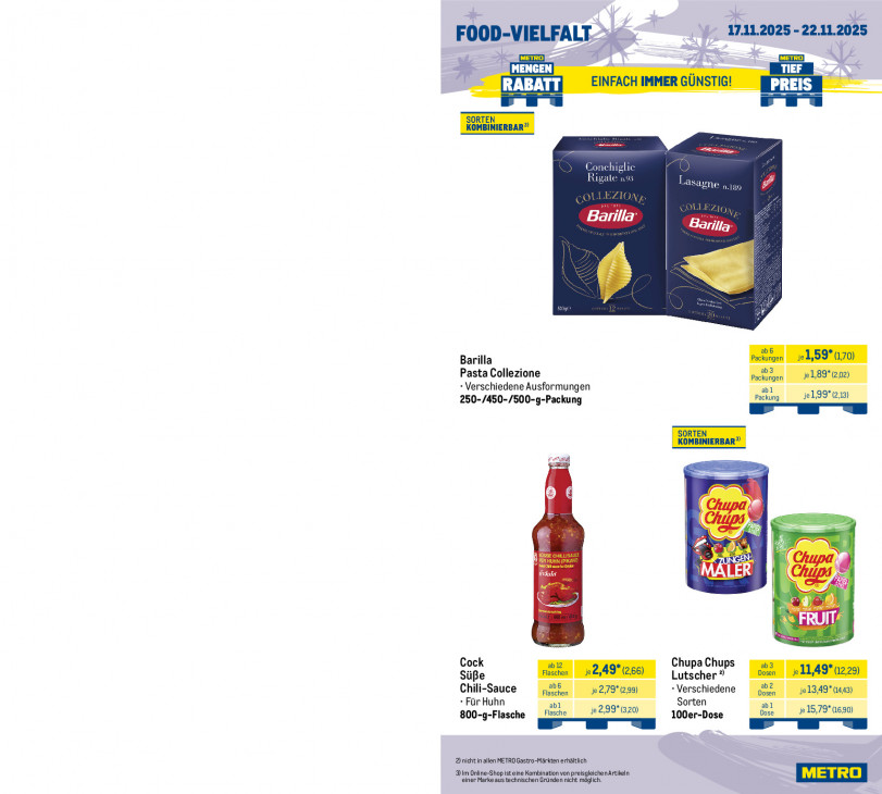 Metro Angebote ab 17.11.25 bis 22.11.25