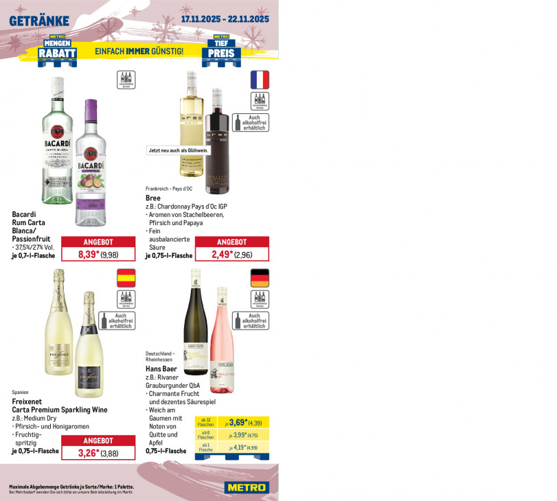 Metro Angebote ab 17.11.25 bis 22.11.25