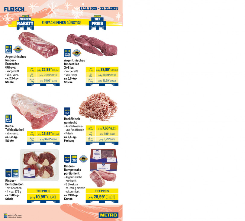 Metro Angebote ab 17.11.25 bis 22.11.25