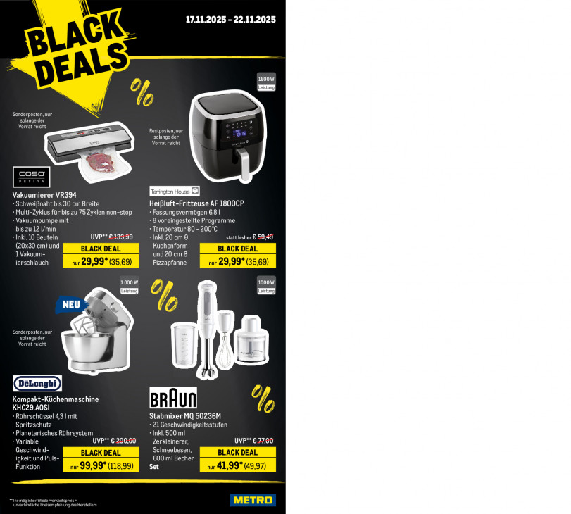 Metro Angebote ab 17.11.25 bis 22.11.25