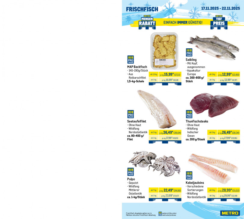 Metro Angebote ab 17.11.25 bis 22.11.25