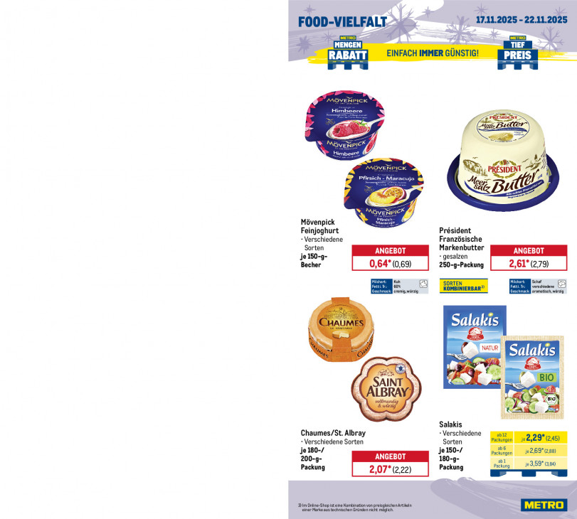 Metro Angebote ab 17.11.25 bis 22.11.25