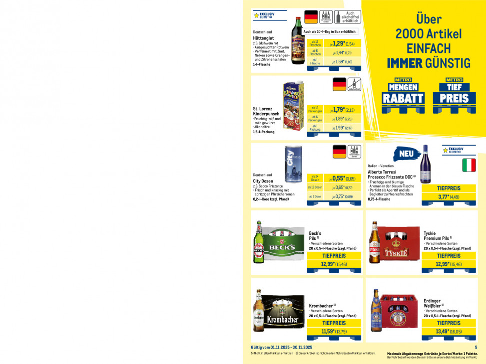 Metro Angebote ab 17.11.25 bis 22.11.25