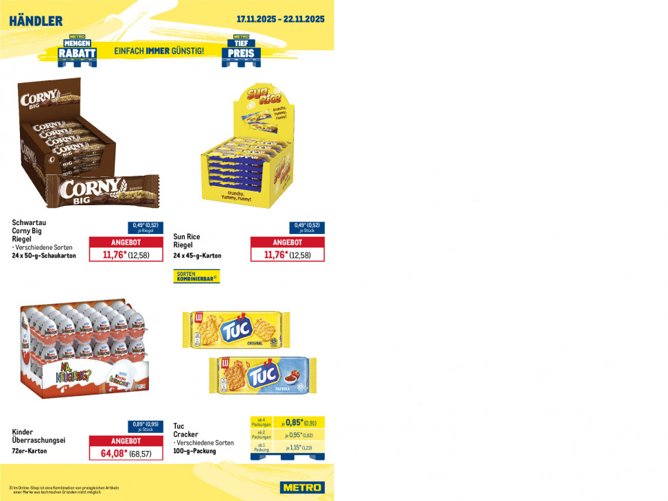 Metro Angebote ab 17.11.25 bis 22.11.25