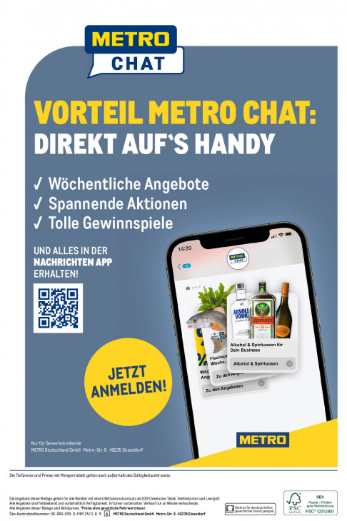 Metro Angebote ab 17.11.25 bis 22.11.25