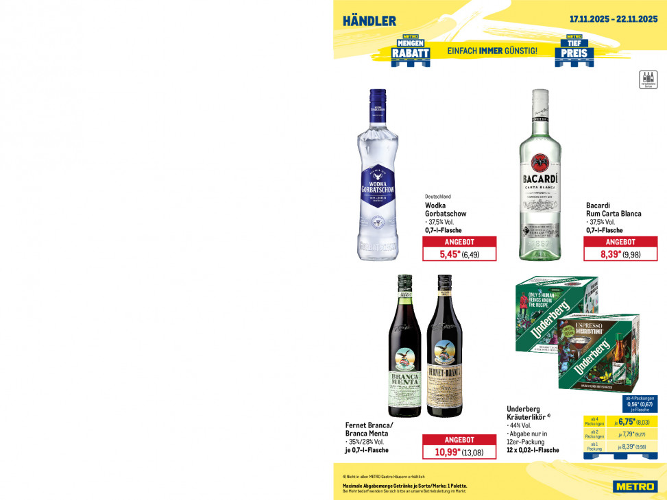 Metro Angebote ab 17.11.25 bis 22.11.25