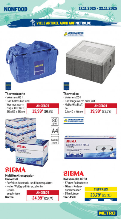 Metro Angebote ab 17.11.25 bis 22.11.25