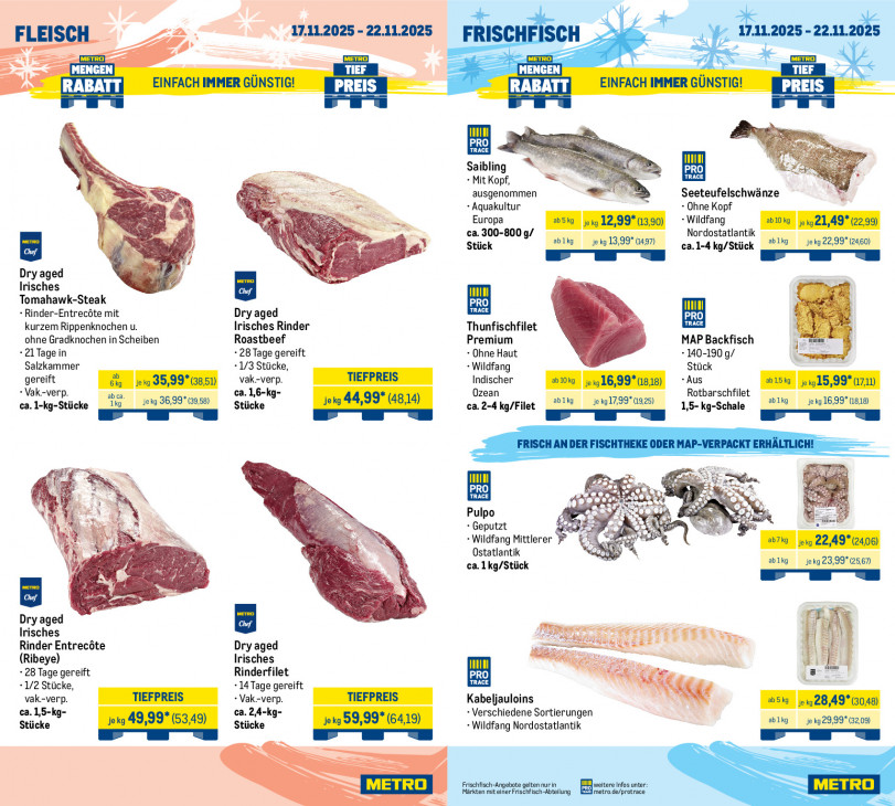 Metro Angebote ab 17.11.25 bis 22.11.25