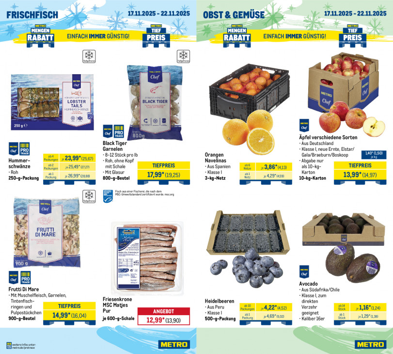 Metro Angebote ab 17.11.25 bis 22.11.25