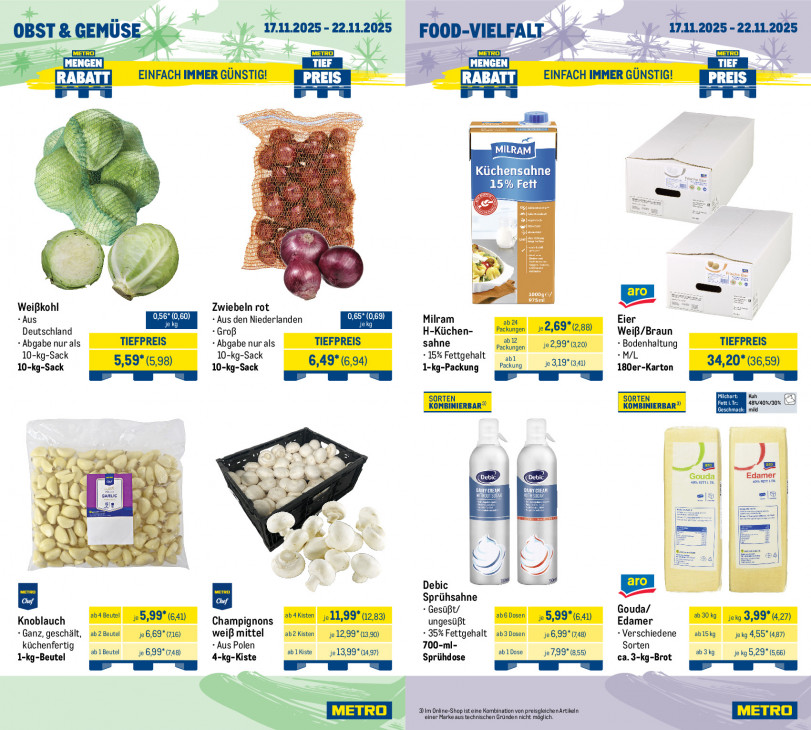 Metro Angebote ab 17.11.25 bis 22.11.25