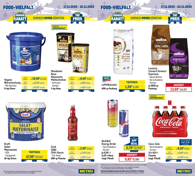 Metro Angebote ab 17.11.25 bis 22.11.25