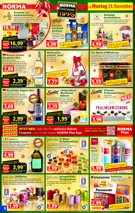 Norma Angebote ab 24.11.25 bis 29.11.25