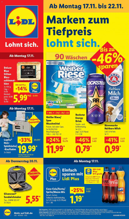 Lidl Angebote ab 17.11.25 bis 22.11.25