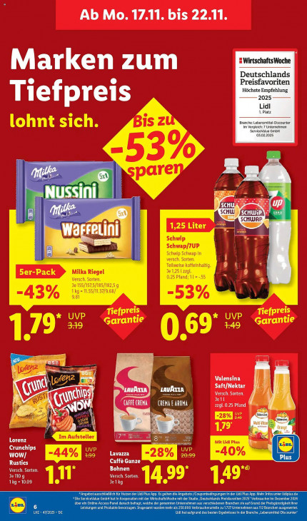 Lidl Angebote ab 17.11.25 bis 22.11.25