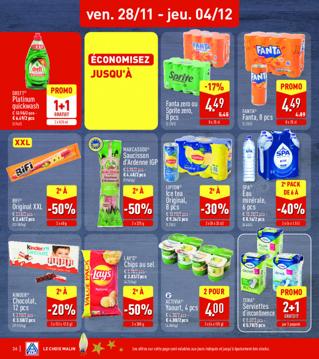Aldi Dépliant 24.11.2025