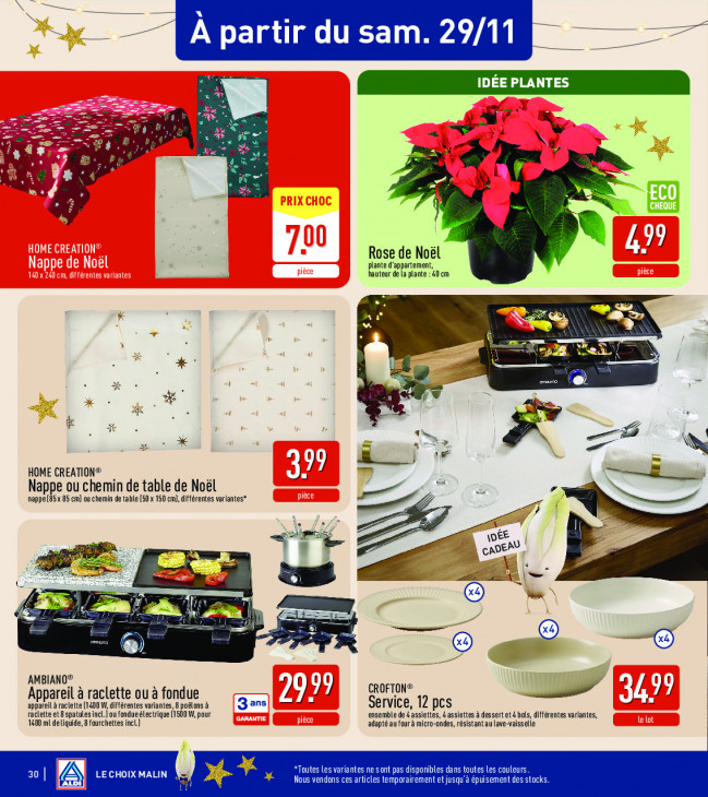 Aldi Dépliant 24.11.2025