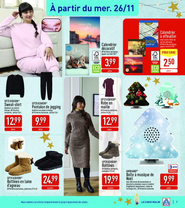 Aldi Dépliant 24.11.2025